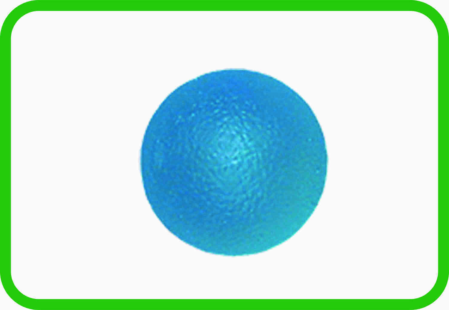 Мяч для тренировки кисти 50 мм жесткий синий